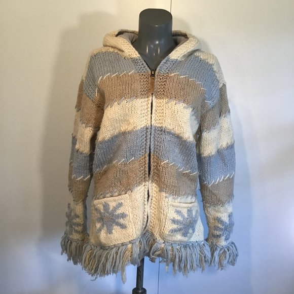 Kyber Outerwear Hooded Wool Shacket Size M - Picture 3 of 12